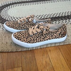 Blowfish Cheetah slip ons sneaker